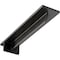 Ekena Millwork Heaton Hidden Support Steel Bracket w/ 10" Support Depth, Antiqued Pewter 3"W x 14"D x 2"H BKTM03X14X02HEAPW - alternate 1